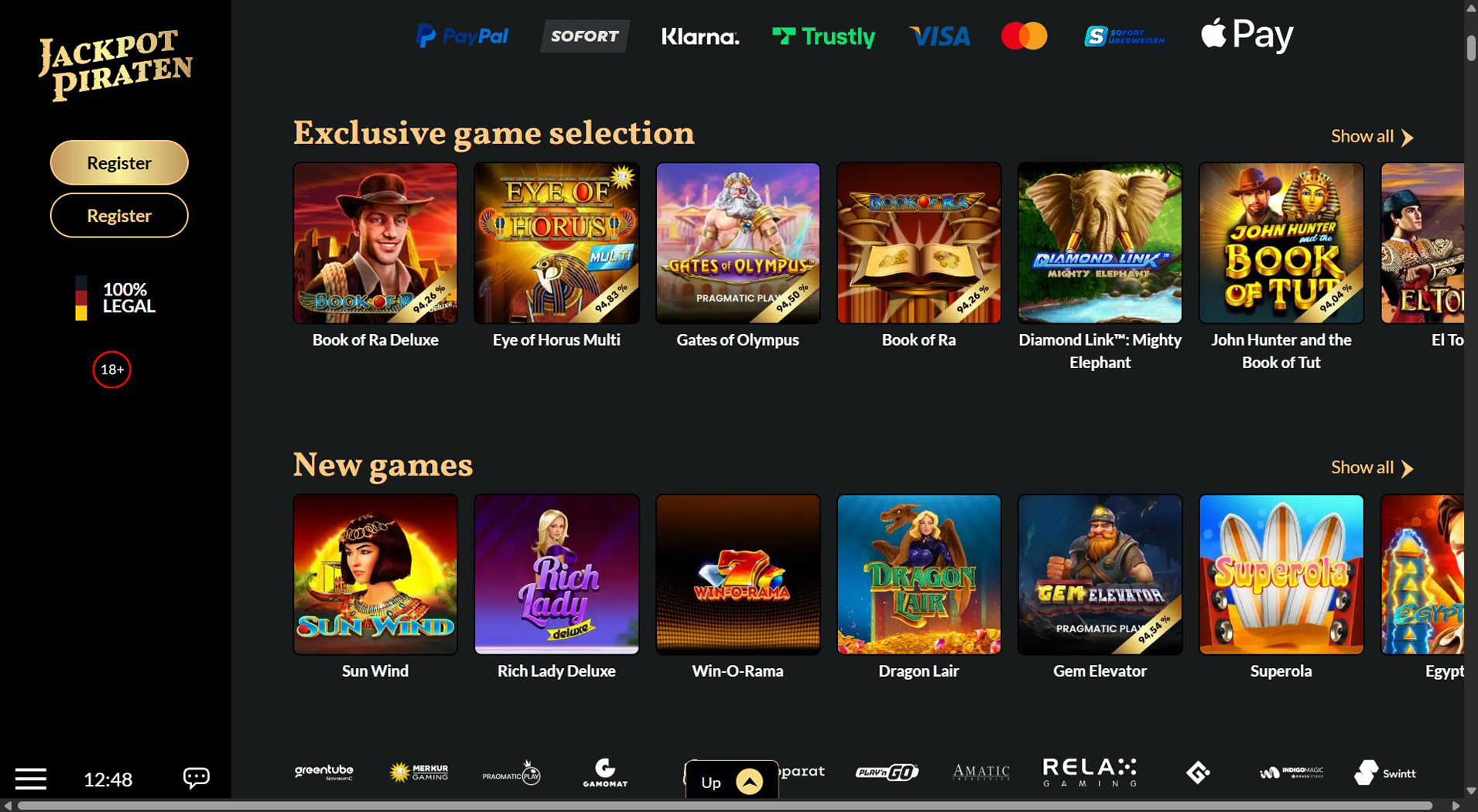 4. JackpotPiraten- Vertrauenswürdige Online-Casino-Option