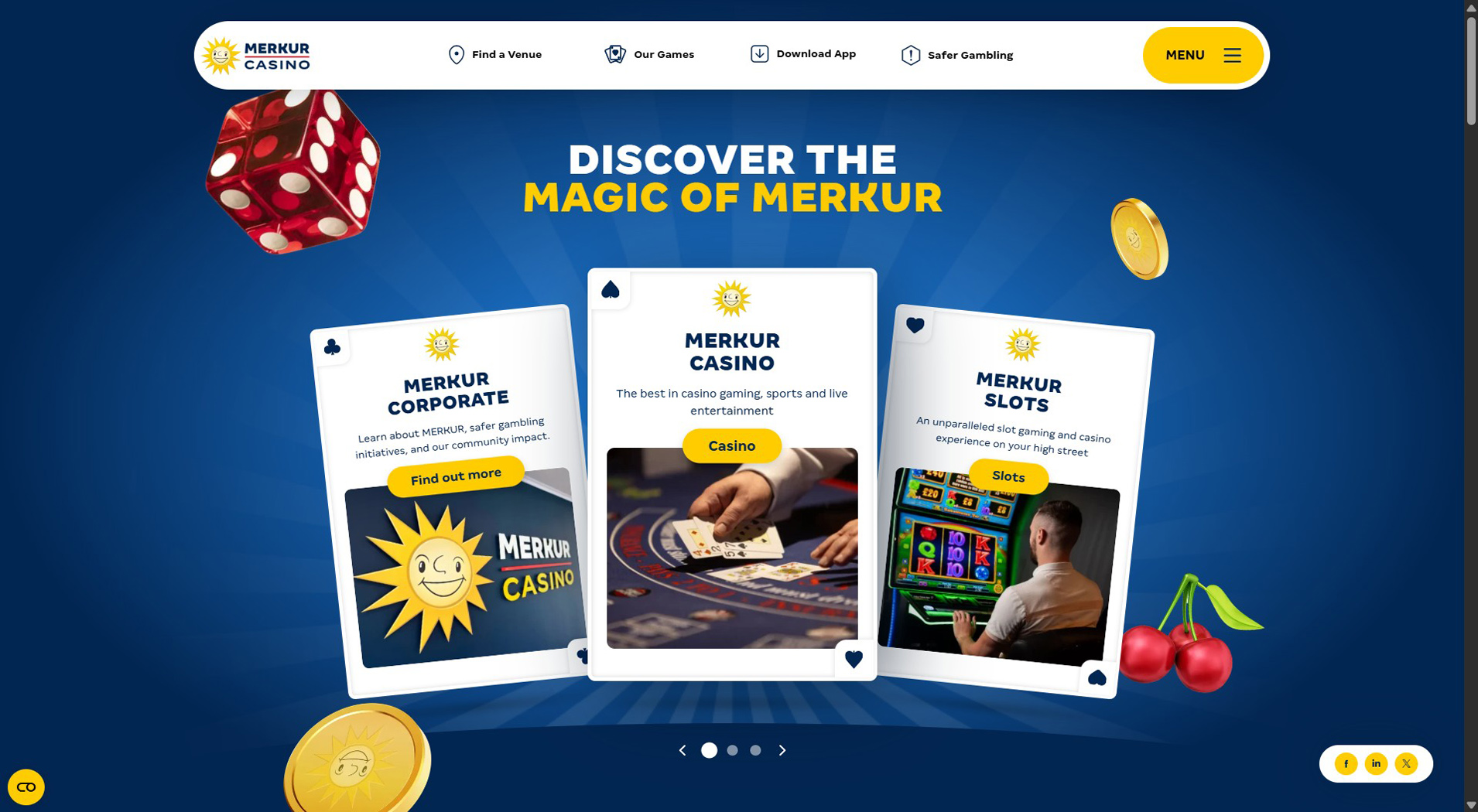 8. Merkur Slots- Beliebter Online Casino Bonus