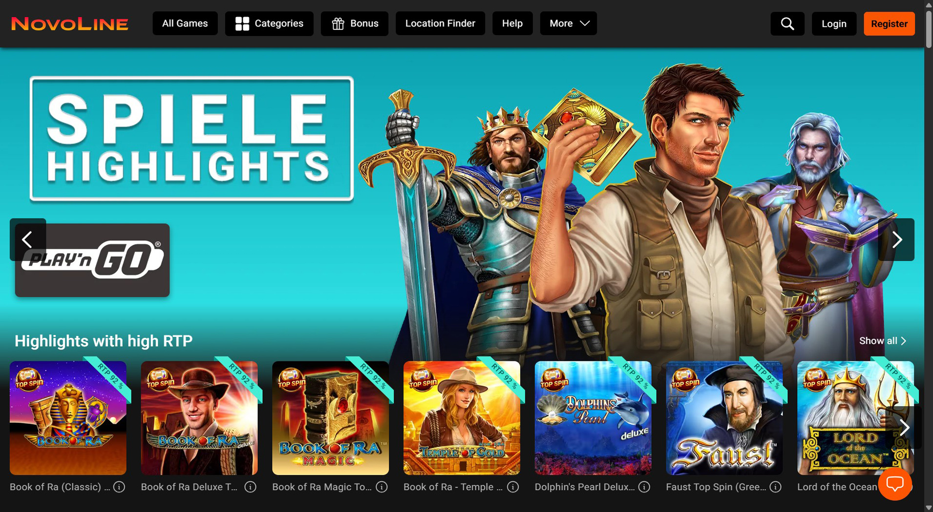 9. Novoline.de- Einfache Online-Casino-Einrichtung