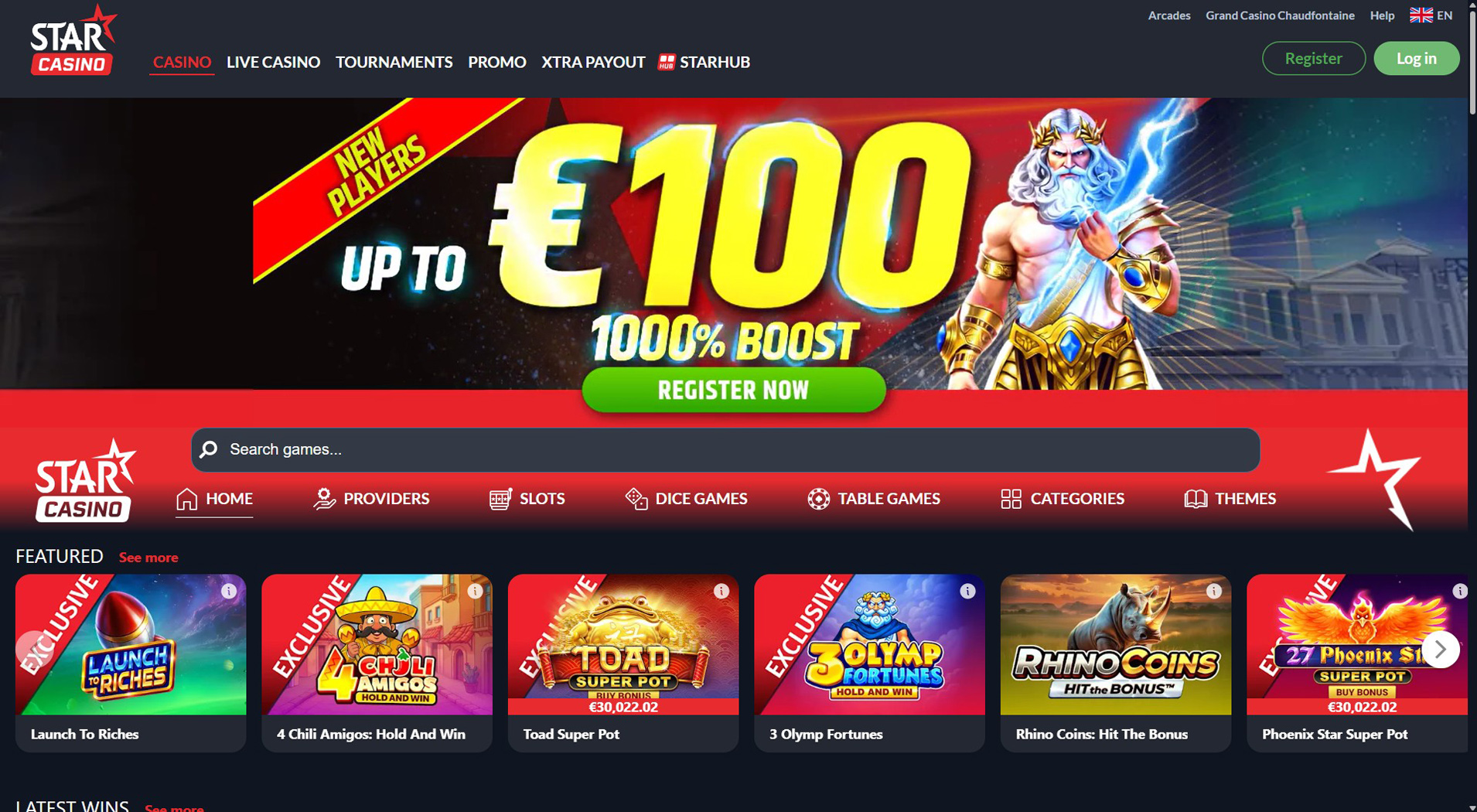 5. Star Casino- Mobile Online Casino Choice